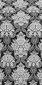 Pavlov Bouquet metallic brocade (black/silver)
