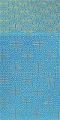 Jerusalem Cross silk (rayon brocade) (blue/gold)
