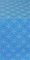 Jerusalem Cross silk (rayon brocade) (blue/silver)