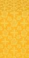 Ajur Cross metallic brocade (yellow/gold)