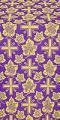 Ajur Cross metallic brocade (violet/gold)