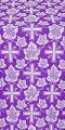 Ajur Cross metallic brocade (violet/silver)