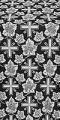 Ajur Cross metallic brocade (black/silver)