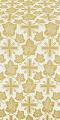 Ajur Cross silk (rayon brocade) (white/gold)