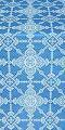 Ouglich metallic brocade (blue/silver)