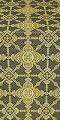 Ouglich silk (rayon brocade) (black/gold)