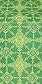 Ouglich silk (rayon brocade) (green/gold)