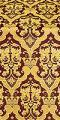 Bryansk silk (rayon brocade) (claret/gold)