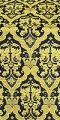 Bryansk silk (rayon brocade) (black/gold)