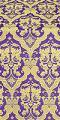 Bryansk silk (rayon brocade) (violet/gold)