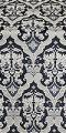 Bryansk silk (rayon brocade) (black/silver)