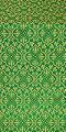Arkhangelsk silk (rayon brocade) (green/gold)