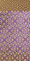 Arkhangelsk silk (rayon brocade) (violet/gold)