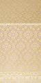 Arkhangelsk silk (rayon brocade) (white/gold)