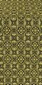 Vasiliya silk (rayon brocade) (black/gold)