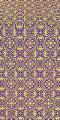 Vasiliya silk (rayon brocade) (violet/gold)