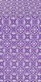 Vasiliya silk (rayon brocade) (violet/silver)