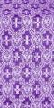 Seraphim silk (rayon brocade) (violet/silver)
