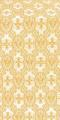Seraphim silk (rayon brocade) (white/gold)