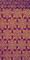 Smolensk Posad silk (rayon brocade) (violet/gold)