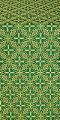Ostrozh silk (rayon brocade) (green/gold)