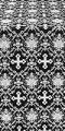Vladimir Posad silk (rayon brocade) (black/silver)