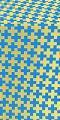 Novgorod Cross metallic brocade (blue/gold)