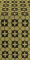 Czar's metallic brocade (black/gold)