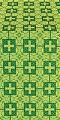 Czar's metallic brocade (green/gold)