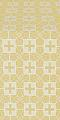 Czar's silk (rayon brocade) (white/gold)