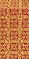Sebastian metallic brocade (claret/gold)