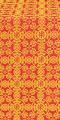 Sebastian silk (rayon brocade) (red/gold)