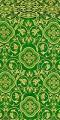 Ascention metallic brocade (green/gold)