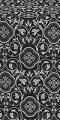 Ascention metallic brocade (black/silver)