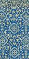 Ascention silk (rayon brocade) (blue/gold)