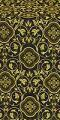 Ascention silk (rayon brocade) (black/gold)