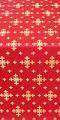 Belozersk metallic brocade (red/gold)
