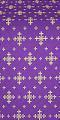 Belozersk silk (rayon brocade) (violet/gold)