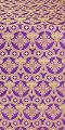 Czar's Cross metallic brocade (violet/gold)