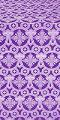 Czar's Cross silk (rayon brocade) (violet/silver)