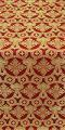 Czar's Cross silk (rayon brocade) (red/gold)