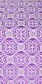 Poutivl' silk (rayon brocade) (violet/silver)
