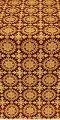 Yaropolk metallic brocade (claret/gold)