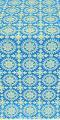 Yaropolk silk (rayon brocade) (blue/gold)