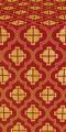 Ladoga posad metallic brocade (claret/gold)