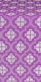 Ladoga posad silk (rayon brocade) (violet/silver)