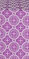 Smolensk metallic brocade (violet/silver)