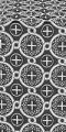 Smolensk metallic brocade (black/silver)