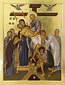 Icon: the Descent of Christ from the Cross - V