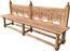 Carved church bench - L13